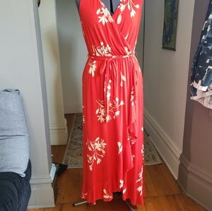 Red Maxi dress size M